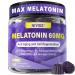 Antioxidant & Brain Support Melatonin 60mg 30mg for 50+ Adults | High Dose Melatonin for Anti-Aging & Immune | Extra Strength Melatonin Gummies with B6 Ashwagandha Magnesium MSM - 60 Gummies 60 Count (Pack of 1)