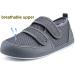 Wide Width Diabetic Walking Shoes with Arch Support - Zero Drop Sole - Grey (11 Women/10 Men) - Buy Online on GoSupps.com