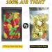 100 PCS Smell Proof Holographic Packaging Bags 2.4x3.9 Inch - Ideal for Small Business, Food Storage, Eyelash, Jewelry, Lip Gloss - Resealable Foil Freshies Bags in Black - Buy Online on GoSupps.com