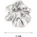 2 Pack Premium Silk Scrunchies in Grey - Soft Satin Ponytail Holder for Women with Long, Fine, and Thick Hair - Elastic Hair Ties for Girls - Buy Online on GoSupps.com