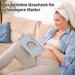 Handmade Minisona Motherpass Cover - Light Gray Felt Maternity Passport Protector | German Design & Vaccination Pass Holder - Buy Online on GoSupps.com