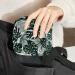 Menstrual Pad Bag with Zipper - Stylish Ladies Napkin Pouch & Tampons Collection Bag (Monstera Leaves) - Ideal for Women & Girls | International Shipping - Buy Online on GoSupps.com