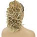 IMISSU Messy Curly Hair Short Claw Ponytail Hair Extensions Pony Tail Clip in Hairpieces (Beach Blonde) - Buy Online on GoSupps.com