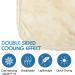 Buy Ailemei Direct Cooling Overmall Ceiling - Double-Sided Cold Effect Blanket for Hot Sleepers | Light & Breathable Summer Bed Solution - 127 x Batik-Beige 50x60 - Buy Online on GoSupps.com