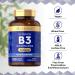 Vitamin B3 Nicotinamide 500mg | 180 Vegan Tablets | High Strength Niacin as Nicotinamide | Suitable for Vegetarians and Vegans | No Artificial Preservatives | by Carlyle - Buy Online on GoSupps.com