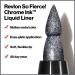 Revlon So Fierce! Chrome Ink Liquid Eyeliner 901 Gunmetal - Longlasting Metallic Pen Liner - 0.03 oz - Buy Online on GoSupps.com