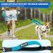 Slowton Double Linen Dog Leash for 2 Dogs - 360 Rotatable Reflective Shock-Damping with 2 Padded Handles - Ideal for Small & Medium Dogs (3-16kg) - Blue - Buy Online on GoSupps.com