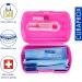 Curaprox Ortho Travel Kit Pink Travel Toothbrush Interdental Brush Toothpaste 10ml Travel Box - Buy Online on GoSupps.com