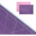 18x12 Self Healing Cutting Mat - Non-Slip PVC Double Sided 5-Ply A3 Art Craft Mat - Rotary Mat for Quilting, Sewing, Crafts - Precision Scrapbooking Project - Pink/Purple - Buy Online on GoSupps.com