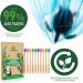 EcoShoots Adults Bamboo Toothbrushes with Medium Bristles - Family Pack of 10 Natural Bamboo Toothbrush - Eco-Friendly Natural Wooden Toothbrush - Organic Biodegradable Handle - BPA Free Tooth Brushes Medium 10 Pack - Buy Online on GoSupps.com