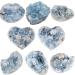 Mookaitedecor Natural Celestite Healing Crystal Cluster Geode Druzy Stone | Blue Raw Crystal | Reiki Gemstone Specimen Home Decor | 1pc Celestite (220-300g) - Buy Online on GoSupps.com