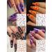 12 Sheets Halloween Nail Stickers EBANKU 3D Halloween Self-Adhesive Pumpkin Skull Ghost Bat Grave Nail Decals DIY Nail Decorations for Halloween Party - Buy Online on GoSupps.com