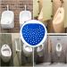 WOBBLO Urinal Deodorant Screen | Air Freshener Natural Urinal Mat Multifunctional Safe for Bathrooms Bathrooms Homes Hotels Blue (10 Pieces) - Buy Online on GoSupps.com