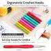 Beginner Crochet Kit for Adults and Kids - Amigurumi and Crocheting Projects - 20 Colors Yarn, Hooks, Book, Bag - All-in-One Crochet Starter Kit - Buy Online on GoSupps.com