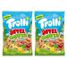 Trolli Apple Garden Sour Gummy Sweets Chewy Candy Vegan Lactose & Gluten Free 3 Apple Flavours 150g - 2x Share Bags