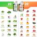 Buy Super Strength Fruit & Veggie Supplements | 70 Natural Fruits & Vegetables | Dietary Nutritional Capsules for Energy | 120 Capsules - Buy Online on GoSupps.com