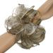 CAISHA PrettyShop Messy Scrunchie Bun | Voluminous Wavy Hairpiece in Light Brown Gray Mix | Heat-Resistant Synthetic Fibres | #6hgray G42A - Buy Online on GoSupps.com