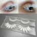 White False Eyelashes for Cosplay & Halloween | Reusable Anime Makeup Extensions - 2 Pairs (Upper & Bottom - Buy Online on GoSupps.com