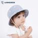 LANGZHEN Baby Girls Beach Sun Hat with Chin Strap | Wide Brim Toddler Kids Summer Play Hat | Adjustable for 1-2 Years | Double Stars Design - Buy Online on GoSupps.com
