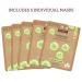 Soothing Cucumber Infused Sheet Mask - 5 Pack | Hydrating & Revitalizing | International Shipping Available - Buy Online on GoSupps.com