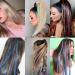 Hair Extensions Clip In Hair Extensions Colored Hair Extensions 22Inch Straight Color Clip in on Hair Extension Rainbow Party Highlights Synthetic Hairpiece for Girls Hair Pieces(5-sancai) 22inches 5-sancai - Buy Online on GoSupps.com