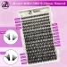 640pcs Lash Clusters Kit - 9-16mm D Curl Individual Lashes for DIY Extensions with Applicator Tweezer - Best False Eyelashes - Buy Online on GoSupps.com