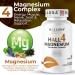 Magnesium 4 Complex + Curcumin Turmeric | Bisglycinate Malate Aspartate & Taurate | Energy Muscle & Nerve Support | Joint & Relaxation Support | Magnesium Complex Supplement | 60 Capsules - Buy Online on GoSupps.com