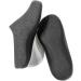 HIDARCH Orthotic Slippers for Men and Women - Plantar Fasciitis Relief Clogs - Non-Slip House Shoes - Dark Gray - Buy Online on GoSupps.com
