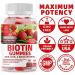 Number One Nutrition N1N Premium Biotin Gummies 5000mcg - 90 High Potency Vegan Gummies for Hair, Skin, and Nails - Adults & Kids - Non-GMO - Buy Online on GoSupps.com