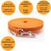 Twinkys Dog Style Tow Leash 7.5m Rubberized 20mm For Dogs Up to 50kg Hand Loop-Free Orange Made in Germany - Buy Online on GoSupps.com