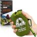 Ironstripe Bivy Sack Emergency Sleeping Bag  XL Waterproof Survival Sleeping Bag with Emergency Whistle, Built-in Hood & Thermal Mylar  Tear & Puncture-Resistant Emergency Bivy Bag Military Green 1 pack