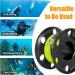 Pluzluce 100FT Big Scuba Diving Reel - Aluminum Alloy Large Spool for Underwater Activities - Buy Online on GoSupps.com