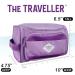 Convenience Kits International Women s Super Premium 31 PC Travel Kit Featuring: Ensemble of Travel-Size Hair Care Products Plus Face Body Oral Care Travel Essentials in Large Purple Toiletry Bag Super Premium Kit - Buy Online on GoSupps.com