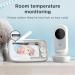 Motorola Ease 44 Connect WiFi Baby Monitor with Camera - 4.3 Display - Night Vision Lullabies - Room Temperature Monitoring - White - Buy Online on GoSupps.com