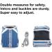 Pangdi Cat Harness and Leash Set - Escape Proof, Adjustable, Reflective - Blue Large - Buy Online on GoSupps.com