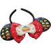 Minnie Mouse Ears Pride Rainbow Heart Hands Black Sequin Alice Headband With Big Red 5" Sequin Bow Fancy Dress Cosplay - Buy Online on GoSupps.com