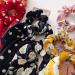 8 Pieces Chiffon Elastic Hair Belts - Floral & Dots Pattern Hair Accessories for Girls & Women Ponytails - Buy Online on GoSupps.com