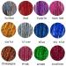 Glitter Hair Tinsel Extensions Kit - 12 Colors, 3200 Strands, 46inches - Fairy Hair Accessories - Buy Online on GoSupps.com