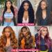 22 Body Wave Lace Front Human Hair Wig for Black Women | HD Transparent 13x4 Brazilian Lace Frontal Wig | Pre Plucked with Baby Hair | 180% Density - Buy Online on GoSupps.com