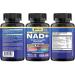NAD+ Supplement with Liposomal NAD+ Nicotinamide Riboside Magnesium Vitamin B3 & B12 Resveratrol Turmeric Ashwagandha Lion s Mane 10-in-1 Extra Strength (2 Pack) 60 Count (Pack of 2) - Buy Online on GoSupps.com