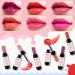 6 Colors Wine Lip Tint - Waterproof Long Lasting Lipstick Set | Non-Stick Cup Moisturizing Lip Gloss - Fine Packaging for All-Day Wear - Buy Online on GoSupps.com