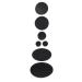 Down Jacket Repair Patches Black (Self-Adhesive)