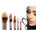 Buy Luvia Travel Brush Set - 5 Vegan Makeup Brushes with Storage | Espresso Brown & Cappuccino | Perfect for International Shipping - Buy Online on GoSupps.com