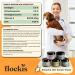 Flockis 90 Snacks for Itchy Dogs | Healthy Skin & Shiny Fur with Algae Green Lipped Shell Vitamin A Zinc & Zichoric Root No Salmon Oil - Buy Online on GoSupps.com