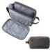 Toiletry Bag for Men BAGSMART Travel Toiletry Organizer Dopp Kit Water-Resistant Shaving Bag for Toiletries Accessories Grey Canvas Grey Canvas -Medium