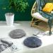 Plush Shag Toilet Lid Cover Set - Machine Washable, Soft and Fluffy Fabric - Fits Standard Toilet Lids, Quick Drying - Elastic Bathroom Decor - 2 Gray, 1 Black - Buy Online on GoSupps.com