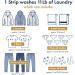 Eco-Friendly Laundry Sheets - 40 Loads Unscented Plastic-Free Detergent | Travel Size Hypoallergenic Soap - Buy Online on GoSupps.com