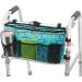 Plaid Blue Walker Bag Attachment - Hands-Free Storage for Rollator, Wheelchair, Folding Walkers - Buy Online on GoSupps.com