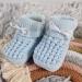 Royal Icon Baby Booties 0-3 Months Blue - Soft & Stylish Newborn Slippers for Boys and Girls - Ri403 Ri1045 - Buy Online on GoSupps.com