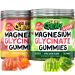 OH MY CHEWY Magnesium Gummies Bundle 2 Bottles (60 Each) Strawberry Banana & Apple Kiwi